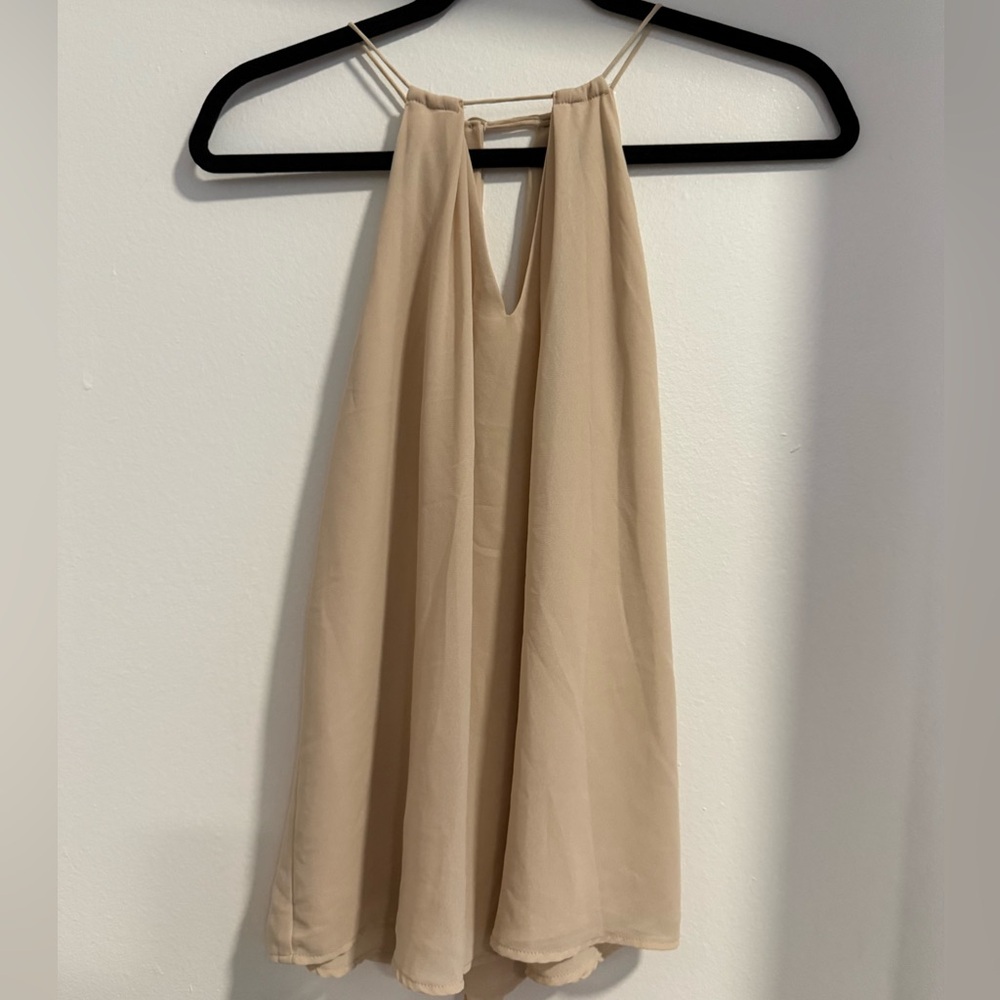 Tan top by naked zebra